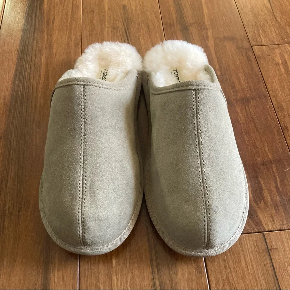 Dearfoams Fireside Australian Shearling Slippers - Size 9 - Picture 2 of 4